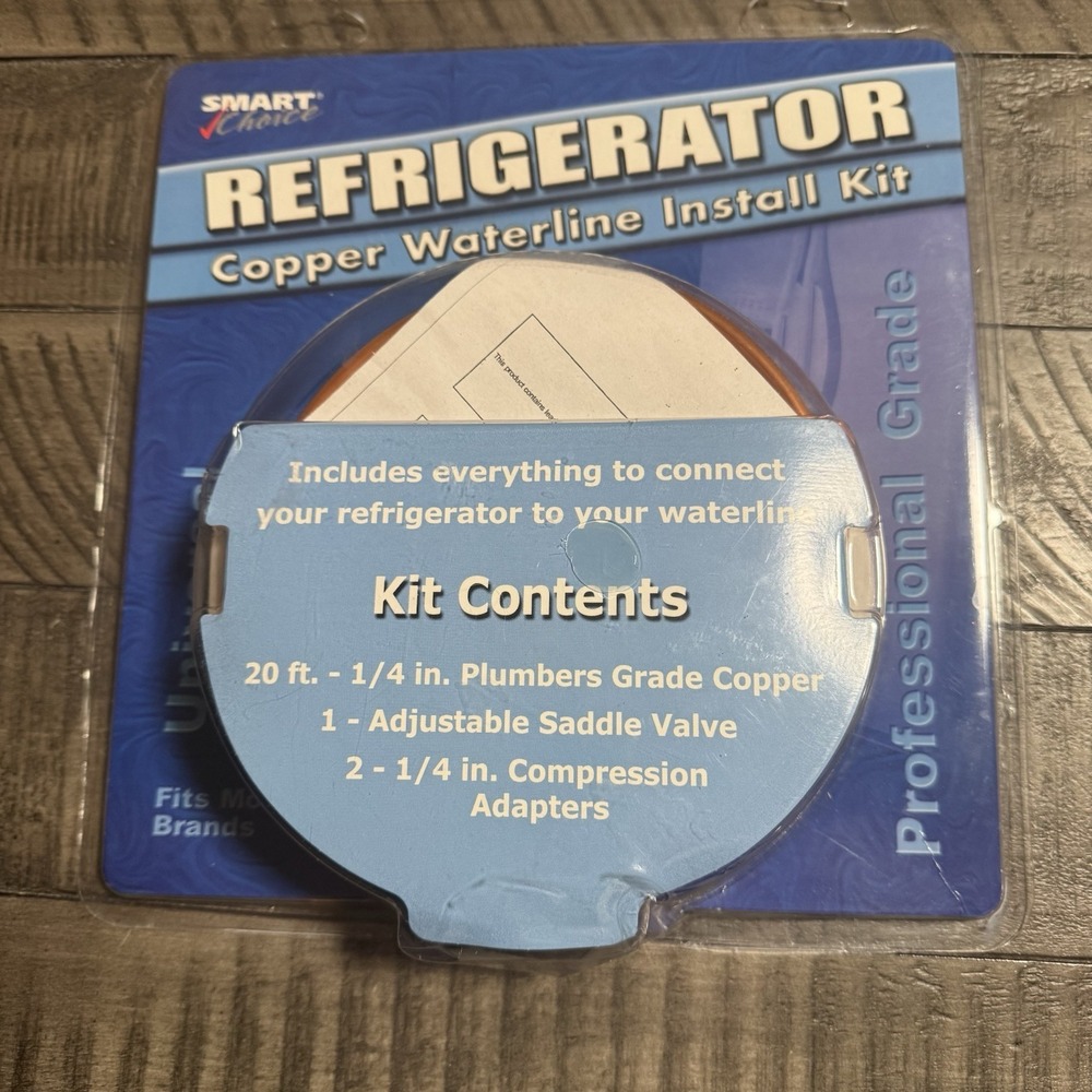 Smart Choice 20 Copper‎ Refrigerator Waterline Install Kit New in Box